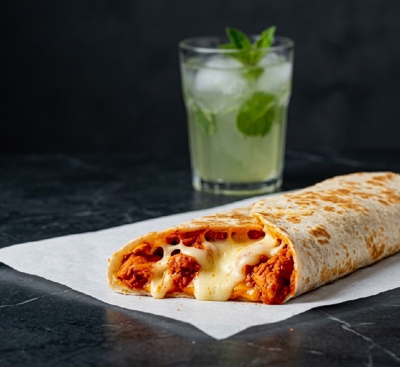 Cheesy Tandoori Wrap